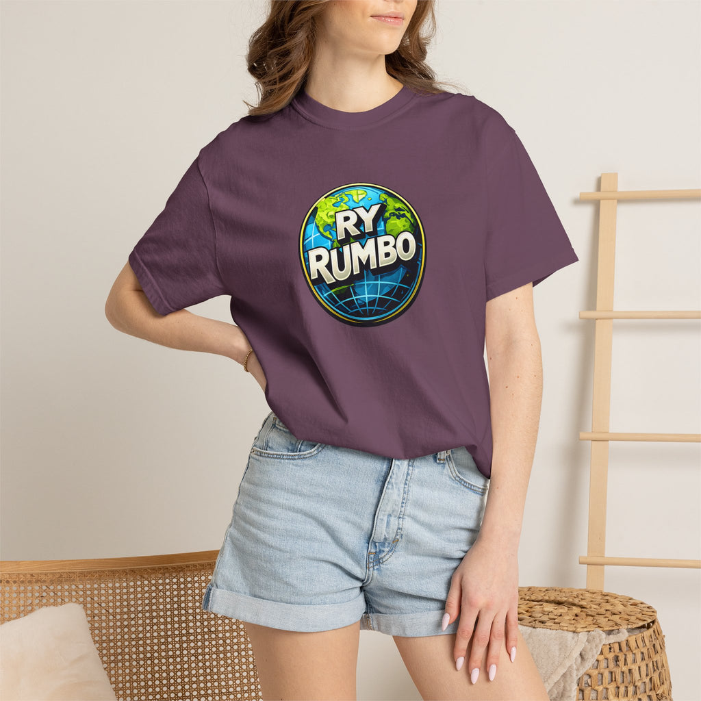 RY Rumbo Globe Logo T-Shirt — Vintage Travel Badge Tee