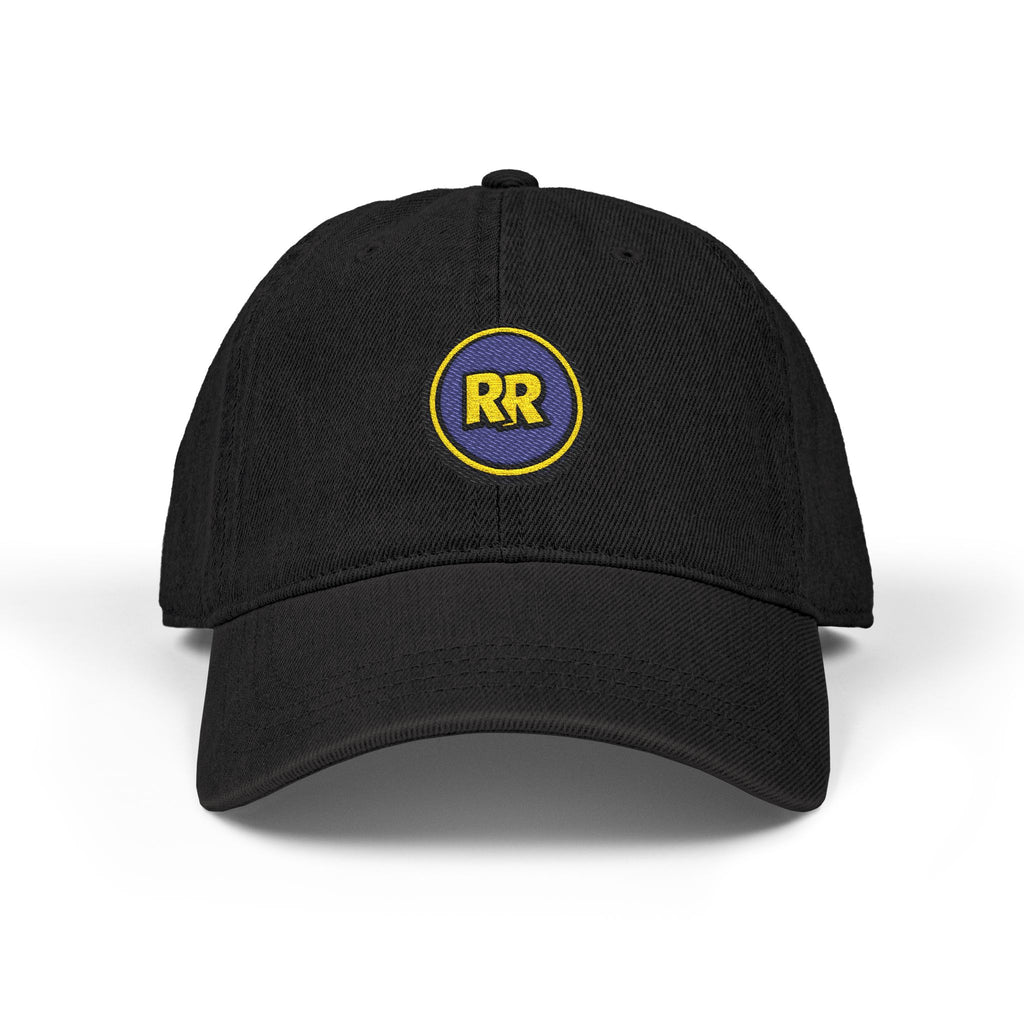 RY RUMBO Embroidered Circle Logo Denim Hat 100% Cotton