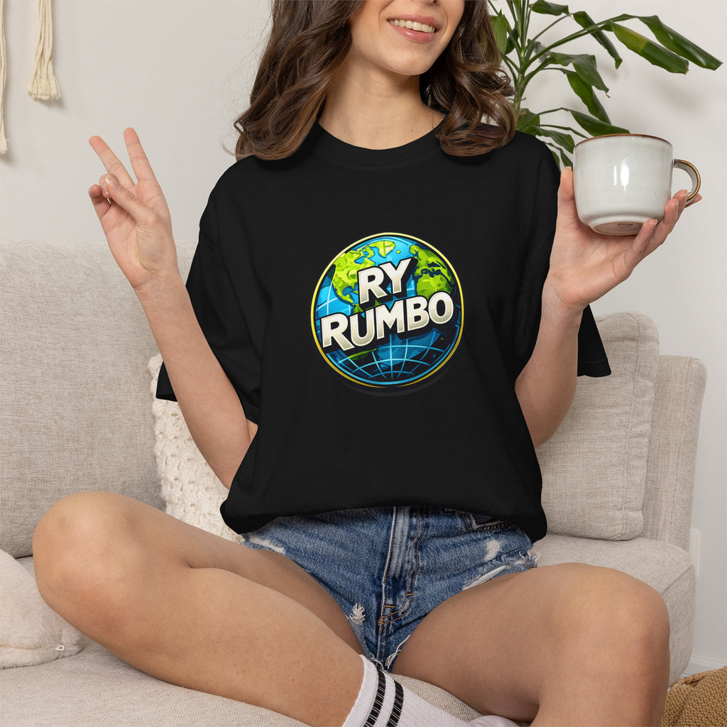 RY Rumbo Globe Logo T-Shirt — Vintage Travel Badge Tee