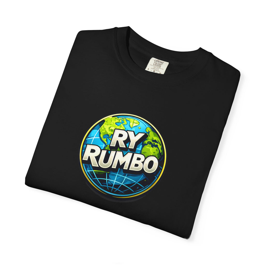 RY Rumbo Globe Logo T-Shirt — Vintage Travel Badge Tee