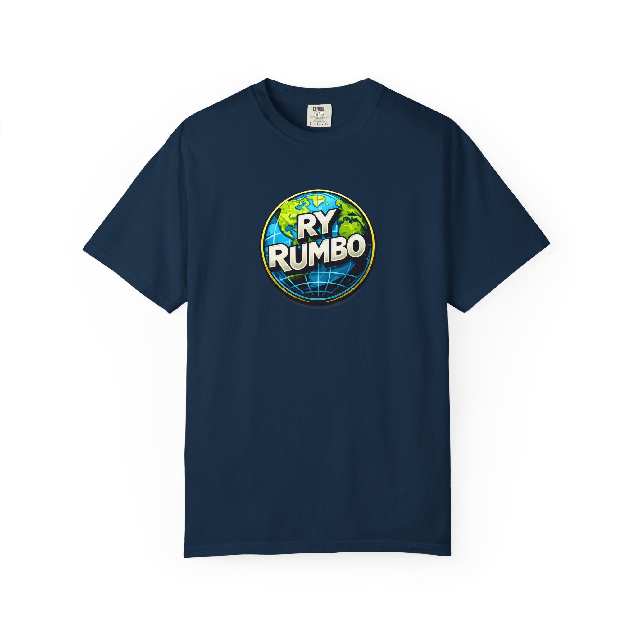 RY Rumbo Globe Logo T-Shirt — Vintage Travel Badge Tee