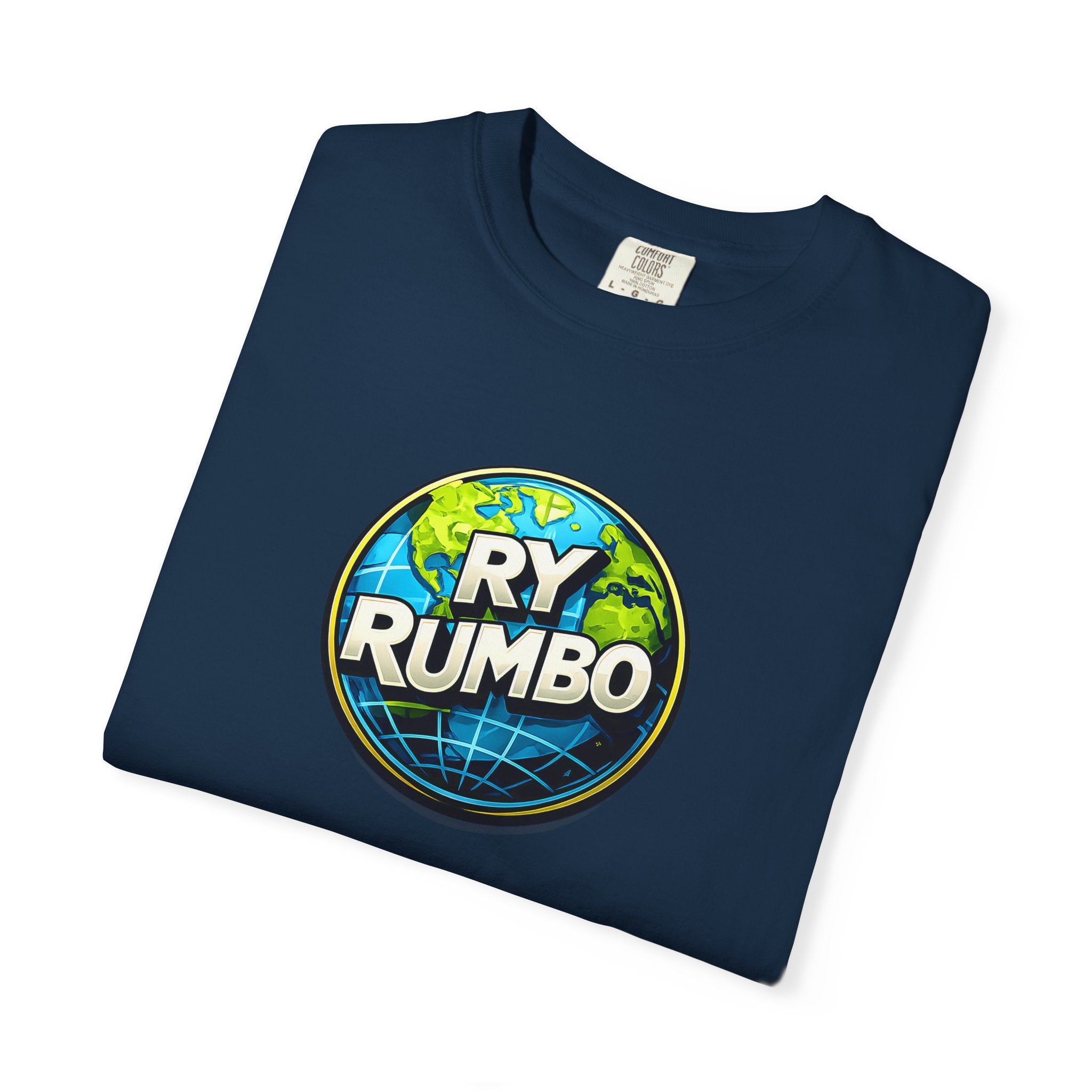 RY Rumbo Globe Logo T-Shirt — Vintage Travel Badge Tee
